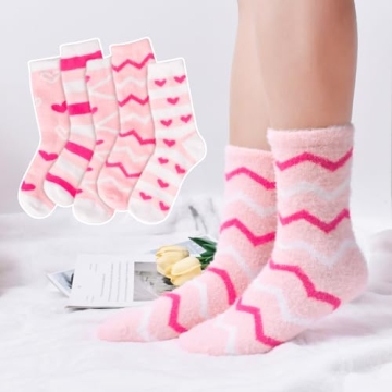 Ultra-Soft Valentines Day Gifts Cozy Fuzzy Socks for Women