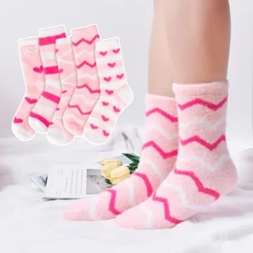 Ultra-Soft Valentines Day Gifts Cozy Fuzzy Socks for Women