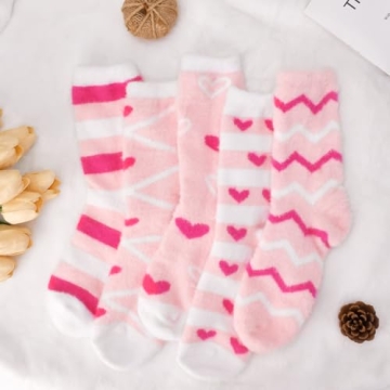 Ultra-Soft Valentines Day Gifts Cozy Fuzzy Socks for Women
