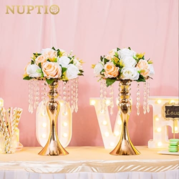 Elegant 10-Piece Flower Stand Set for Weddings & Events