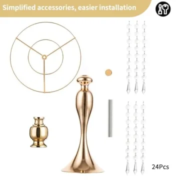 Elegant 10-Piece Flower Stand Set for Weddings & Events