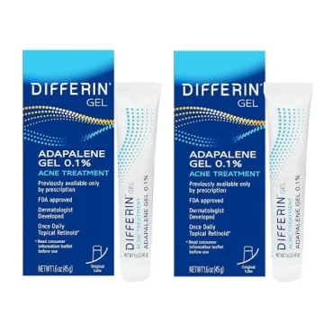 Differin 180 Day Acne Treatment Gel - 0.1% Adapalene for Sensitive Skin