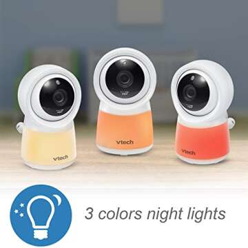VTech RM5754HD Baby Monitor - 1080p, 5-Inch Display, Remote Access