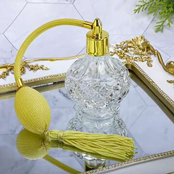 Charming Refillable Glass Perfume Bottle by H&D