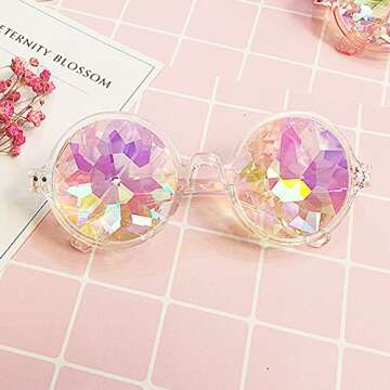 Kaleidoscope Glasses for Festivals and Raves