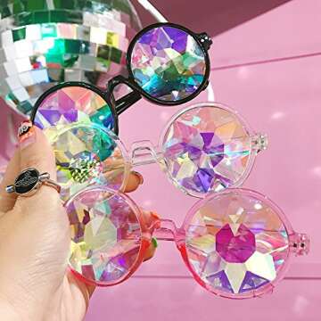Kaleidoscope Glasses for Festivals and Raves