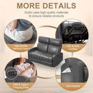 Power Loveseat and Glider Recliner Set for Ultimate Comfort