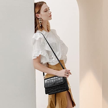 Telena Vegan Leather Crossbody Bag with Adjustable Straps