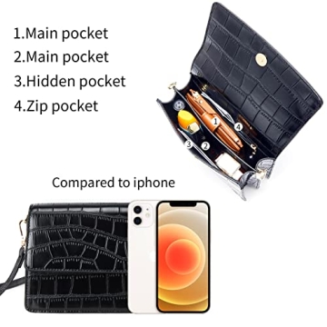 Telena Vegan Leather Crossbody Bag with Adjustable Straps