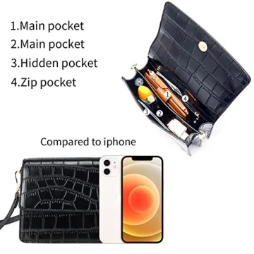 Telena Vegan Leather Crossbody Bag with Adjustable Straps