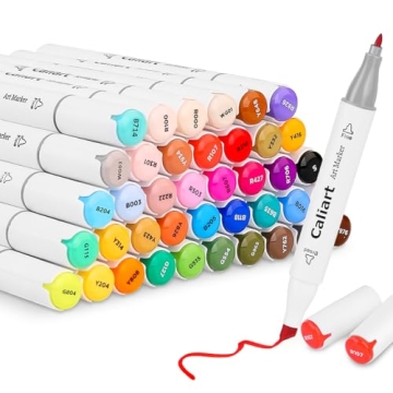 Caliart 41 Colors Dual Tip Alcohol-Based Art Markers