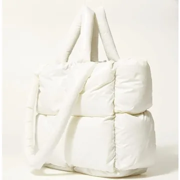 Chic Puffer Shoulder Bag Mini Hobo Bag for Women 2024