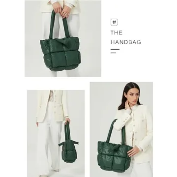 Chic Puffer Shoulder Bag Mini Hobo Bag for Women 2024