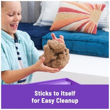 Kinetic Sand, Deluxe Beach Castle Playset with 2.5lbs of Beach Sand, Includes Molds and Tools, Sensory Toys for Kids Ages 5+