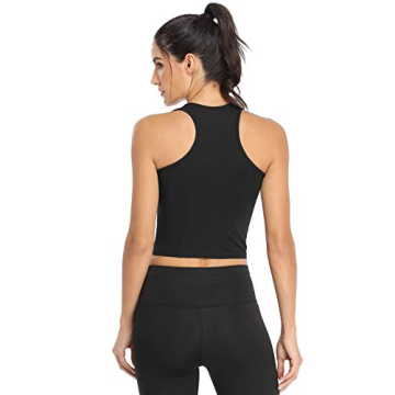 Joviren 4-Pack Workout Crop Tank Tops for Women