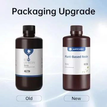 ANYCUBIC 3D Printer Resin with Low Odor and Safety, 405nm UV Plant-Based Rapid Resin with High Preci...