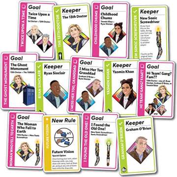 Doctor Who Fluxx: 13th Doctor Expansion – Fun Card Game for Families