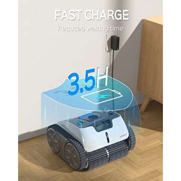 WYBOT Cordless Robotic Pool Cleaner for In-Ground Pools
