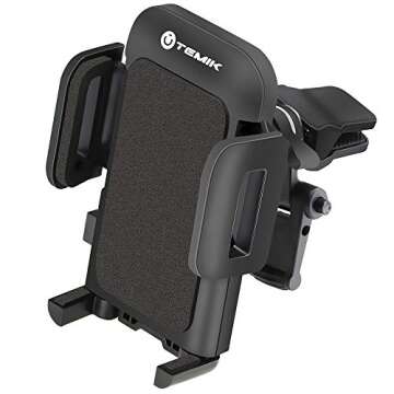OTEMIK Car Mount, Phone Holder Universal Air Vent Phone Mount,Adjustable 360 Degree Rotation，One-B...
