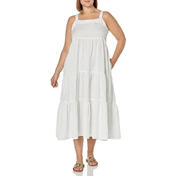 The Drop Women's Britt Tiered Maxi Tent Dress for Summer