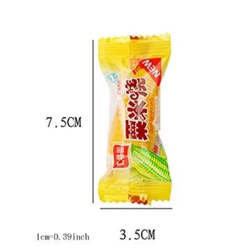 Helen Ou @ Chinese Snacks Candy: Sweet Corn Flavor Soft Candy or Jelly Drops 250g/8.8oz