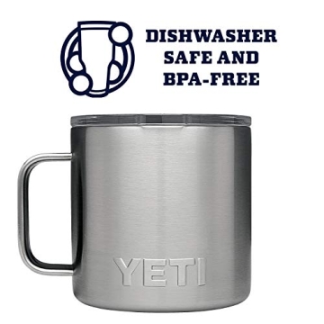 YETI Rambler 14 oz Insulated Mug with Lid