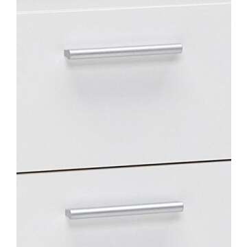 Tvilum 2 Drawer Small White Nightstand – Eco-Friendly Design and Easy Assembly