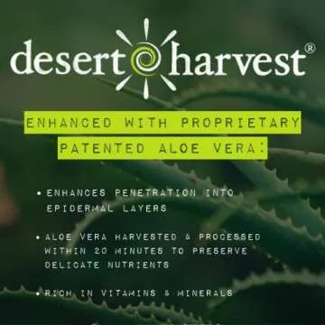 Desert Harvest Aloe Glide, Cold-Pressed Organic Aloe Vera Sexual Lubricant & Vaginal Moisturizer, 8 oz