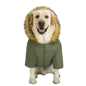 Large Dog Down Jacket for Cold Weather Comfort and Style