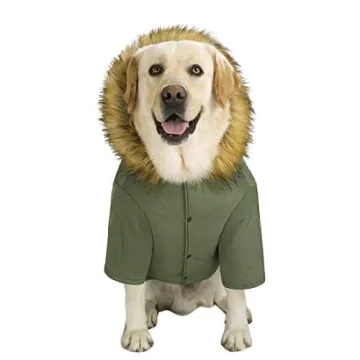 Large Dog Down Jacket for Cold Weather Comfort and Style