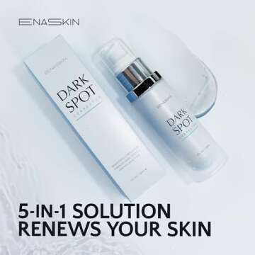 EnaSkin Dark Spot Remover for Face and Body: Age Spot Sun Spot Freckles Melasma Brown Spot Serum - Advanced Formula Corrector Cream for Women and Men (0.5 Fl Oz)