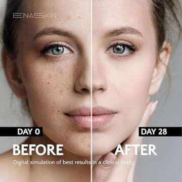 EnaSkin Dark Spot Remover for Face and Body: Age Spot Sun Spot Freckles Melasma Brown Spot Serum - Advanced Formula Corrector Cream for Women and Men (0.5 Fl Oz)