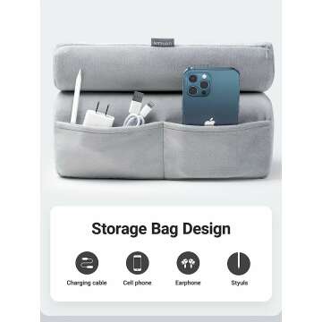 Tablet Pillow Stand - Adjustable Holder for Comfort