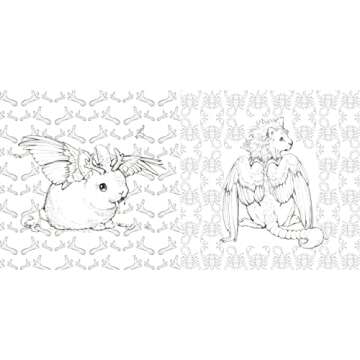 Pop Manga Dragons and Other Magically Mythical Creatures: A Coloring Book