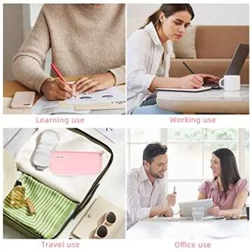 iSuperb Large Pencil Case with 3 Compartments Organizer