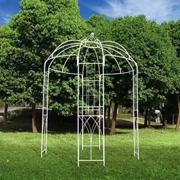 OUTOUR Birdcage Gazebo 9' High Heavy Duty Garden Arch
