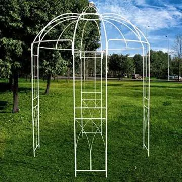 OUTOUR Birdcage Gazebo 9' High Heavy Duty Garden Arch