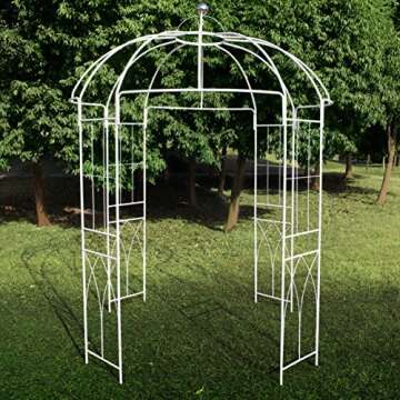 OUTOUR Birdcage Gazebo 9' High Heavy Duty Garden Arch