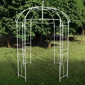 OUTOUR Birdcage Gazebo 9' High Heavy Duty Garden Arch