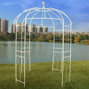 OUTOUR Birdcage Gazebo 9' High Heavy Duty Garden Arch