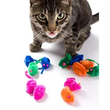 HARTZ Just For Cats Kitty Frenzy Catnip Mice - 12 Pack