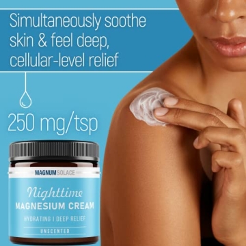 Hydrating Nighttime Magnesium Cream for Adults and Kids