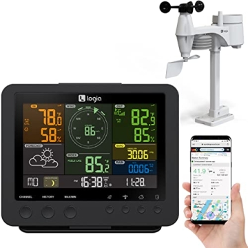Logia 15-in-1 Wi-Fi Weather Station with Indoor/Outdoor Display
