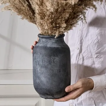 Rustic Farmhouse Ceramic Vase for Stylish Home Decor