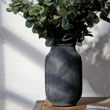Rustic Farmhouse Ceramic Vase for Stylish Home Decor