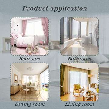 Hion Magnetic Curtain Tiebacks Grey 2pcs, Curtain Tiebacks Buckles Holdbacks Holders Hooks Clip for Home Bedroom Office Decorative Curtain