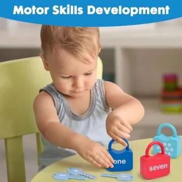 YYDeek Montessori Counting Lock & Key Toys for Kids