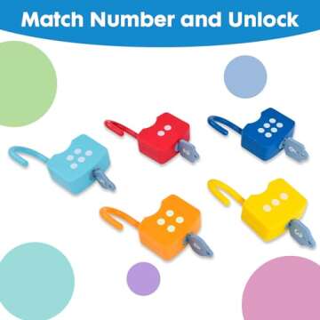 YYDeek Montessori Counting Lock & Key Toys for Kids