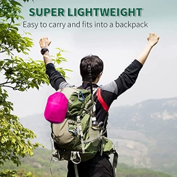 SZHLUX Portable Double Camping Hammock with Straps