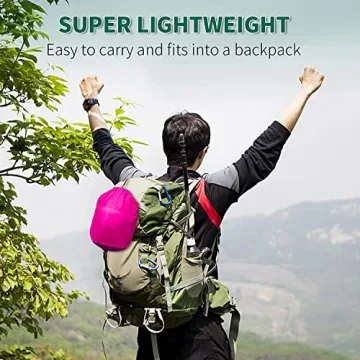 SZHLUX Portable Double Camping Hammock with Straps